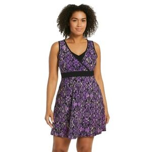 Tek Gear Bra S  Heather Stretch  V-Neck Athleisure  Workout Tank Style